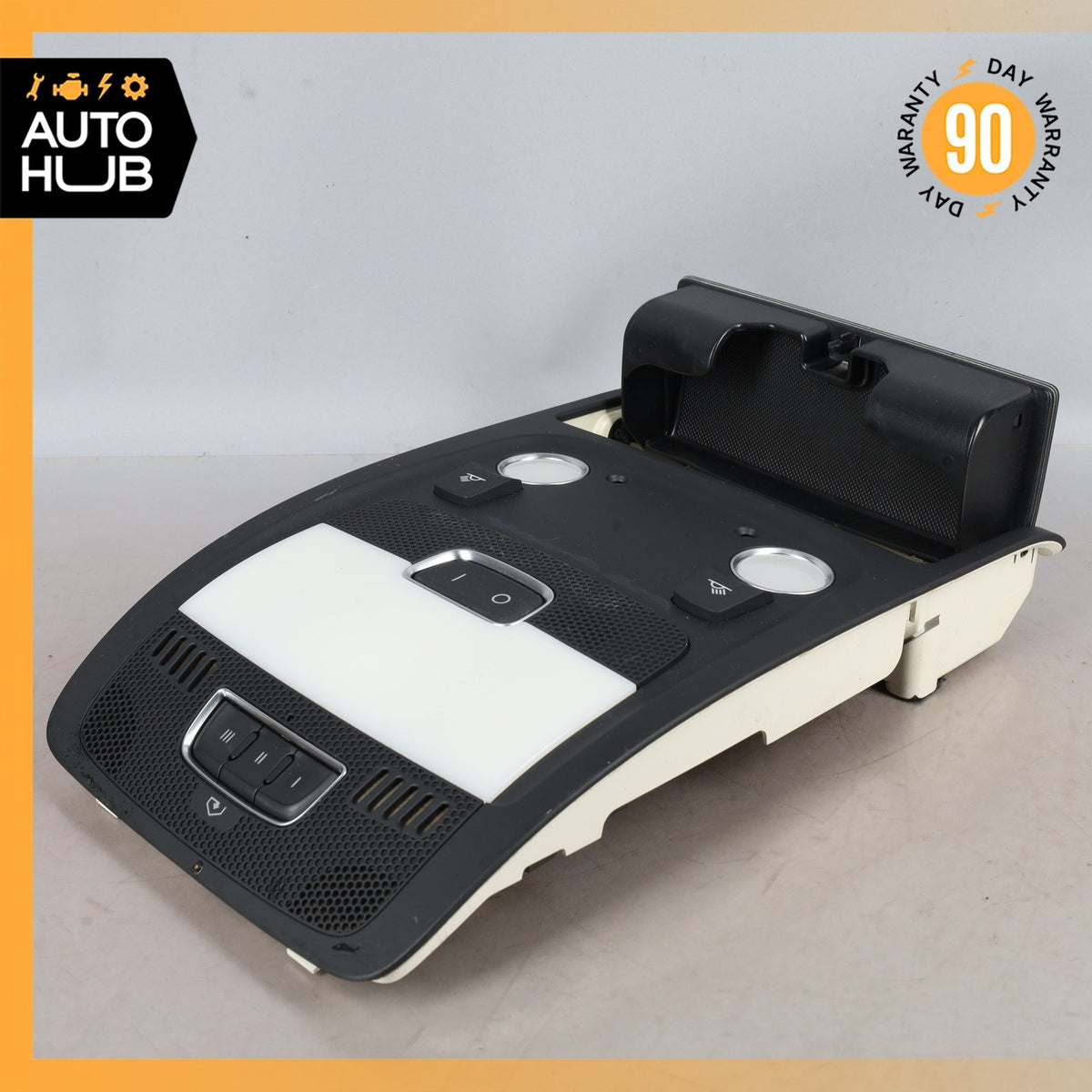 09-12 Audi 8R Q5 Front Roof Console Dome Light Lamp Black OEM - photo 5
