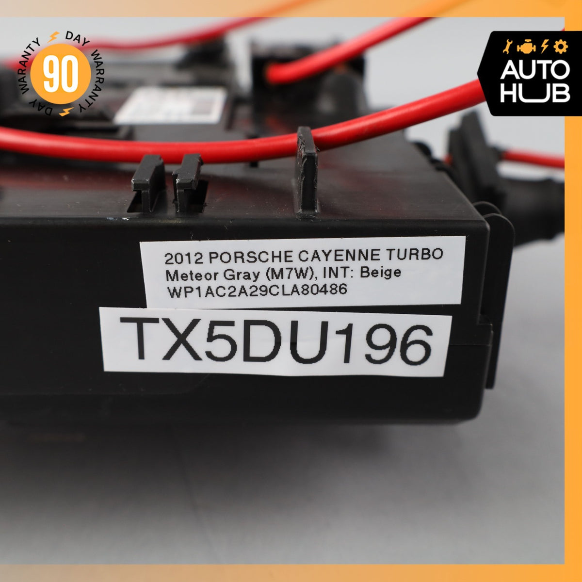 11-18 Porsche Cayenne Rear Trunk Fuse Relay Junction Box OEM - photo 12
