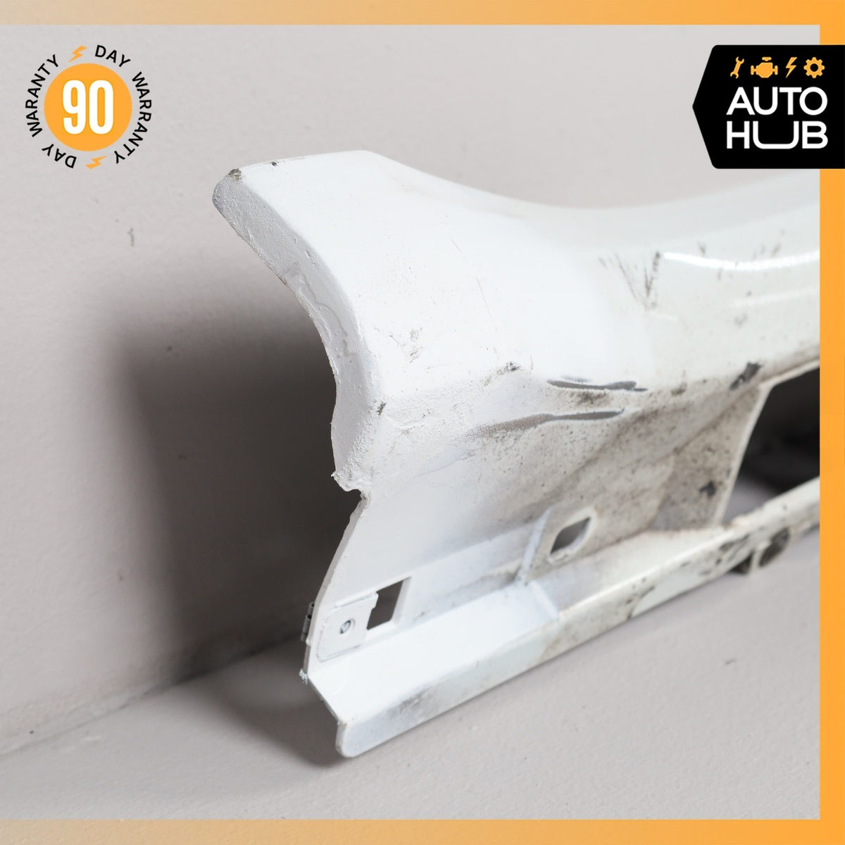 14-16 Porsche Panamera 970 Rocker Panel Side Skirt Left Side White OEM - photo 7