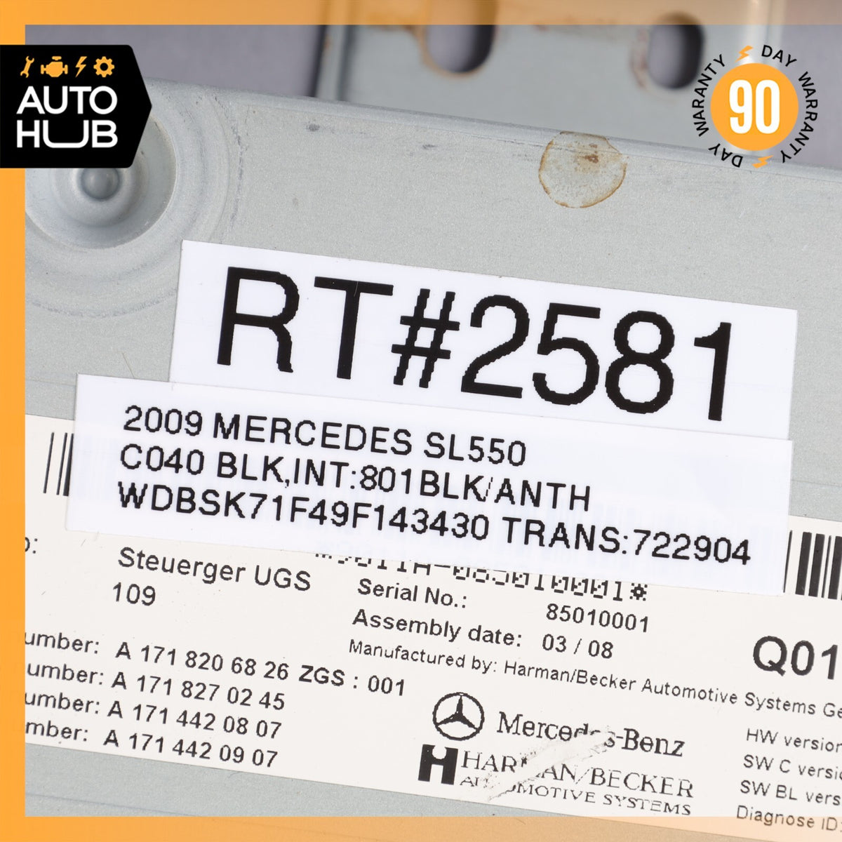 Mercedes R230 SL550 E350 C300 Communication Interface Module 1718206826 OEM - photo 9