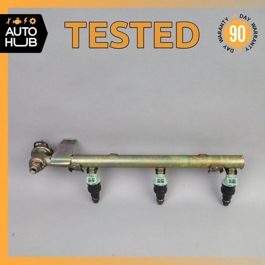 2000 Porsche Boxster 986 Left Fuel Gas Rail Line w/ Injectors 99611093501 OEM - photo 1