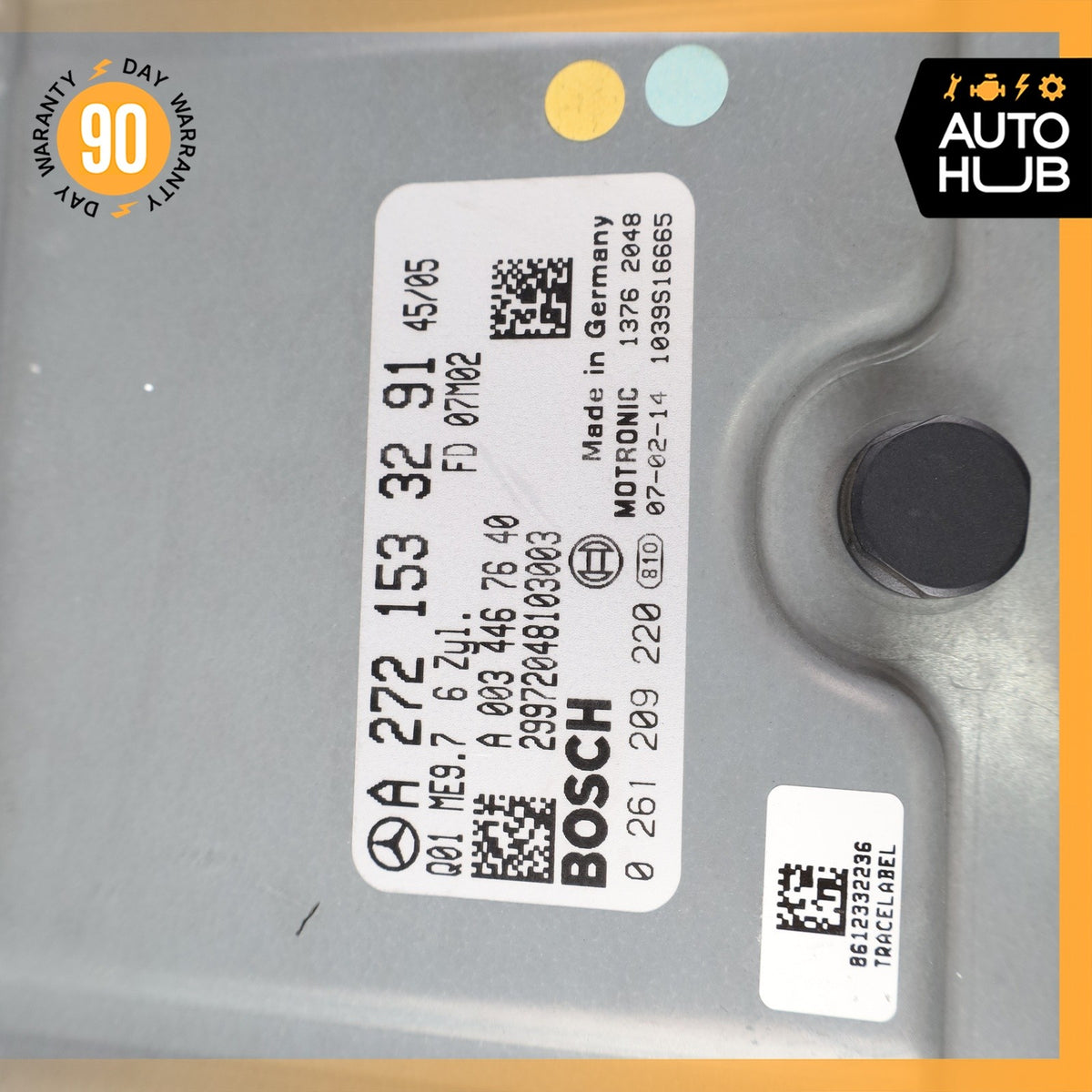 Mercedes W209 CLK350 SLK280 M272 ECU Engine Control Module Unit FLASHED OEM - photo 9