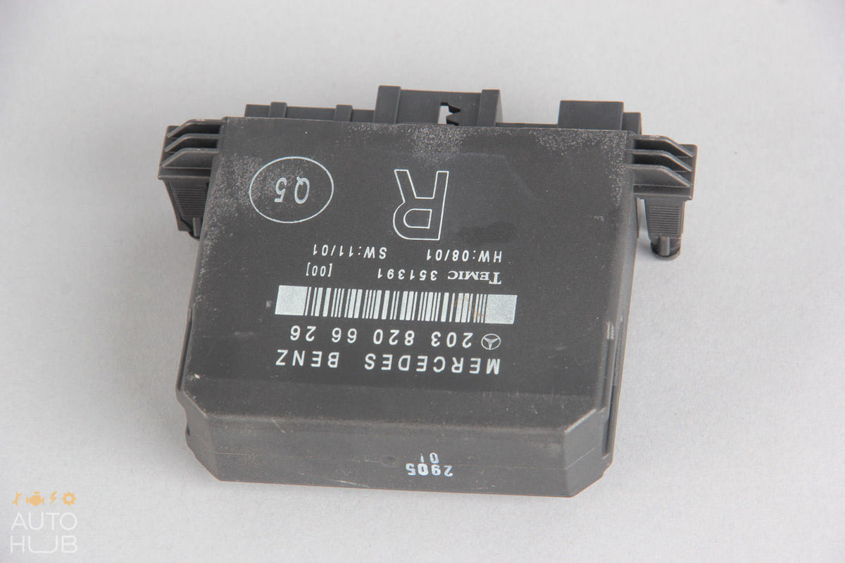 01-07 Mercedes W203 C230 C240 C320 Rear Right Control Module 2038206626 OEM - photo 3