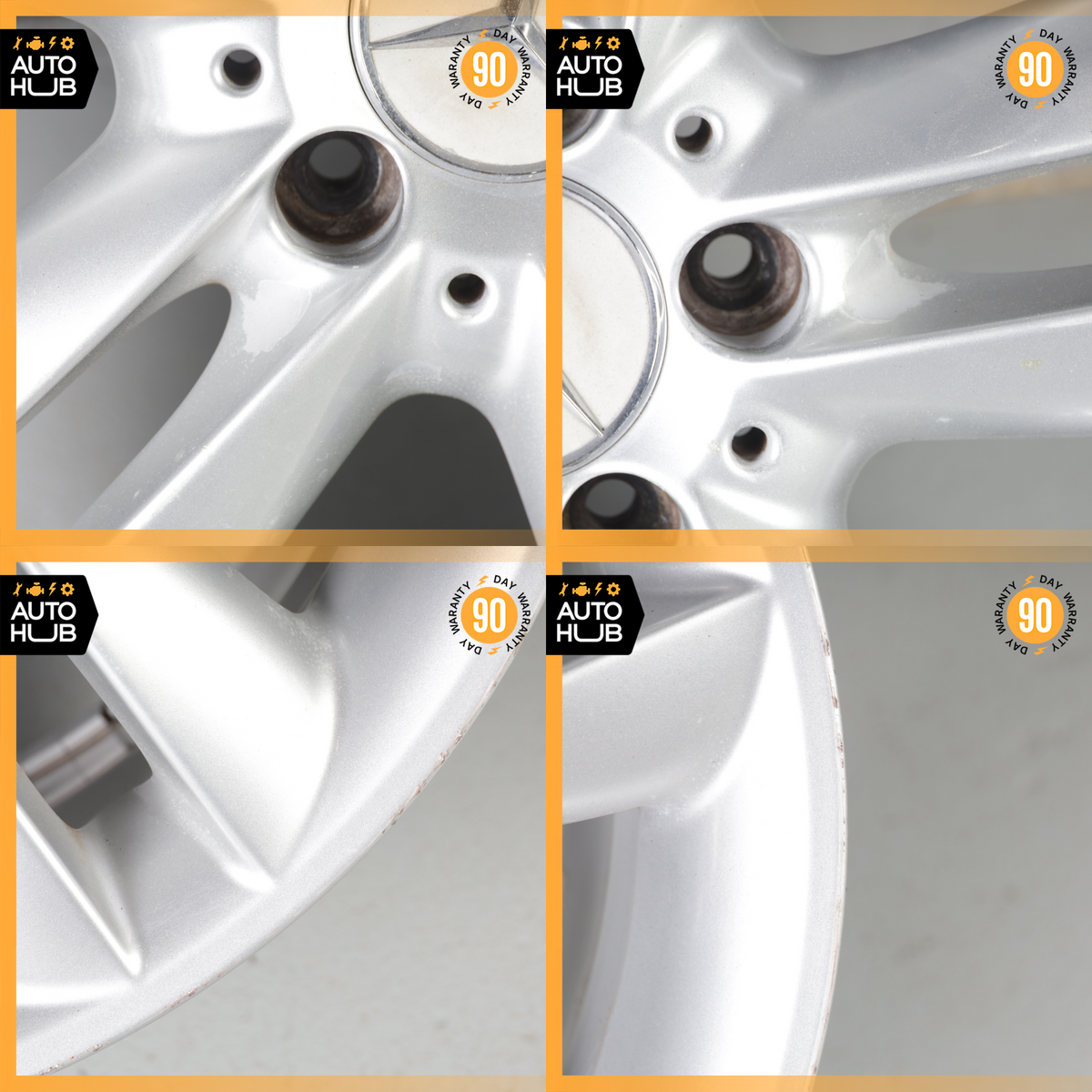 Mercedes W209 CLK350 SLK350 7.5 x 17 17" Front Wheel Rim Silver 2094014102 OEM - photo 21