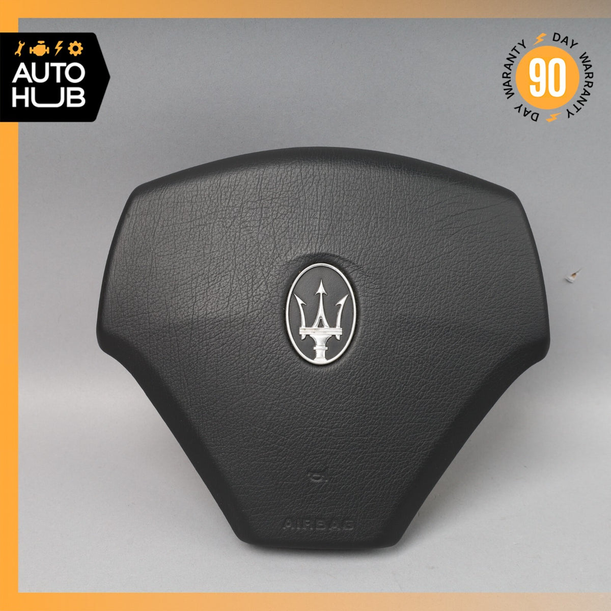 03-13 Maserati Quattroporte M139 Steering Wheel Air Bag Airbag Black OEM - photo 1