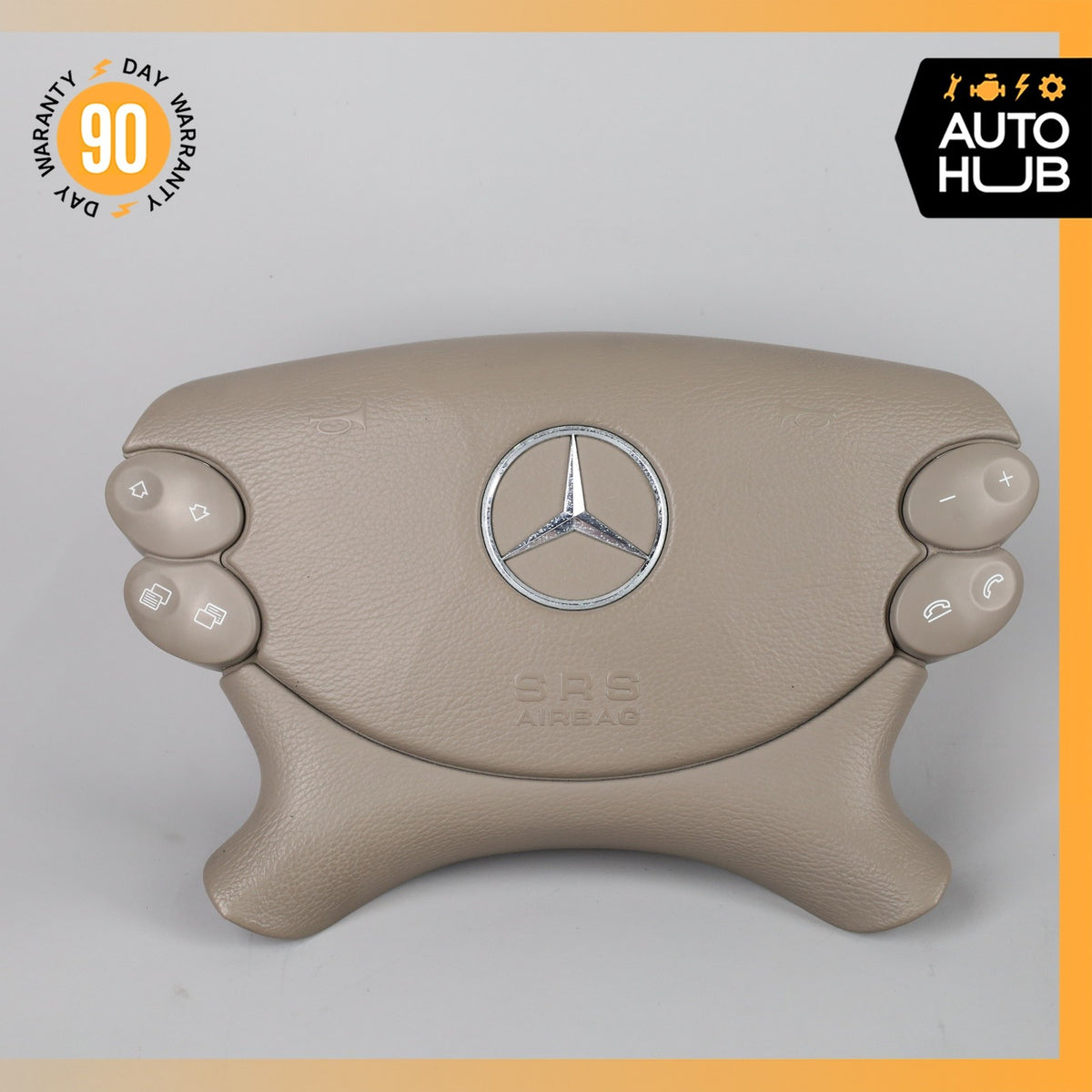 Mercedes R230 SL550 SL55 AMG CLK550 Steering Wheel Airbag Air Bag Beige OEM - photo 2