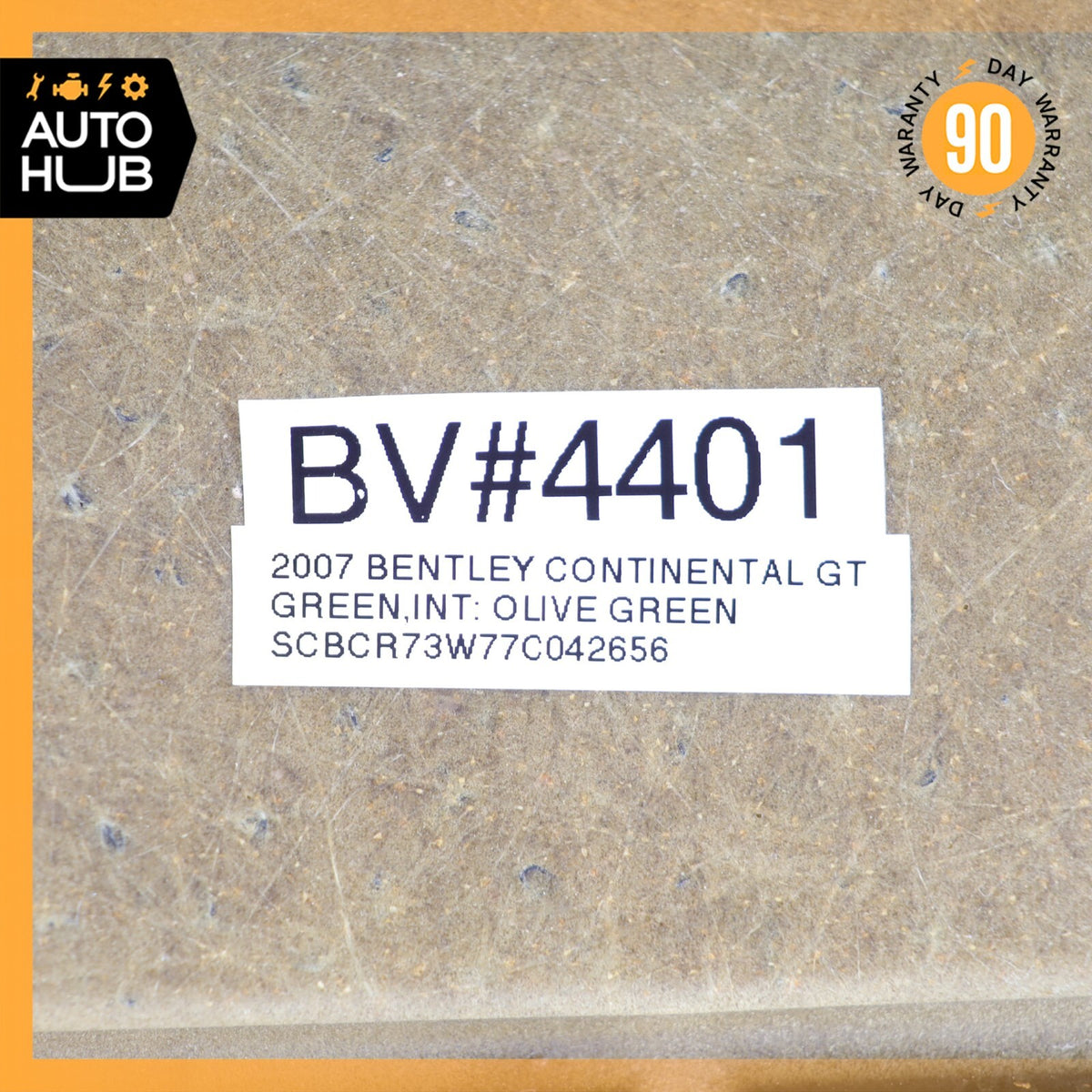 03-10 Bentley Continental GT Coupe Rear Under Window Panel Cover Green OEM - photo 18
