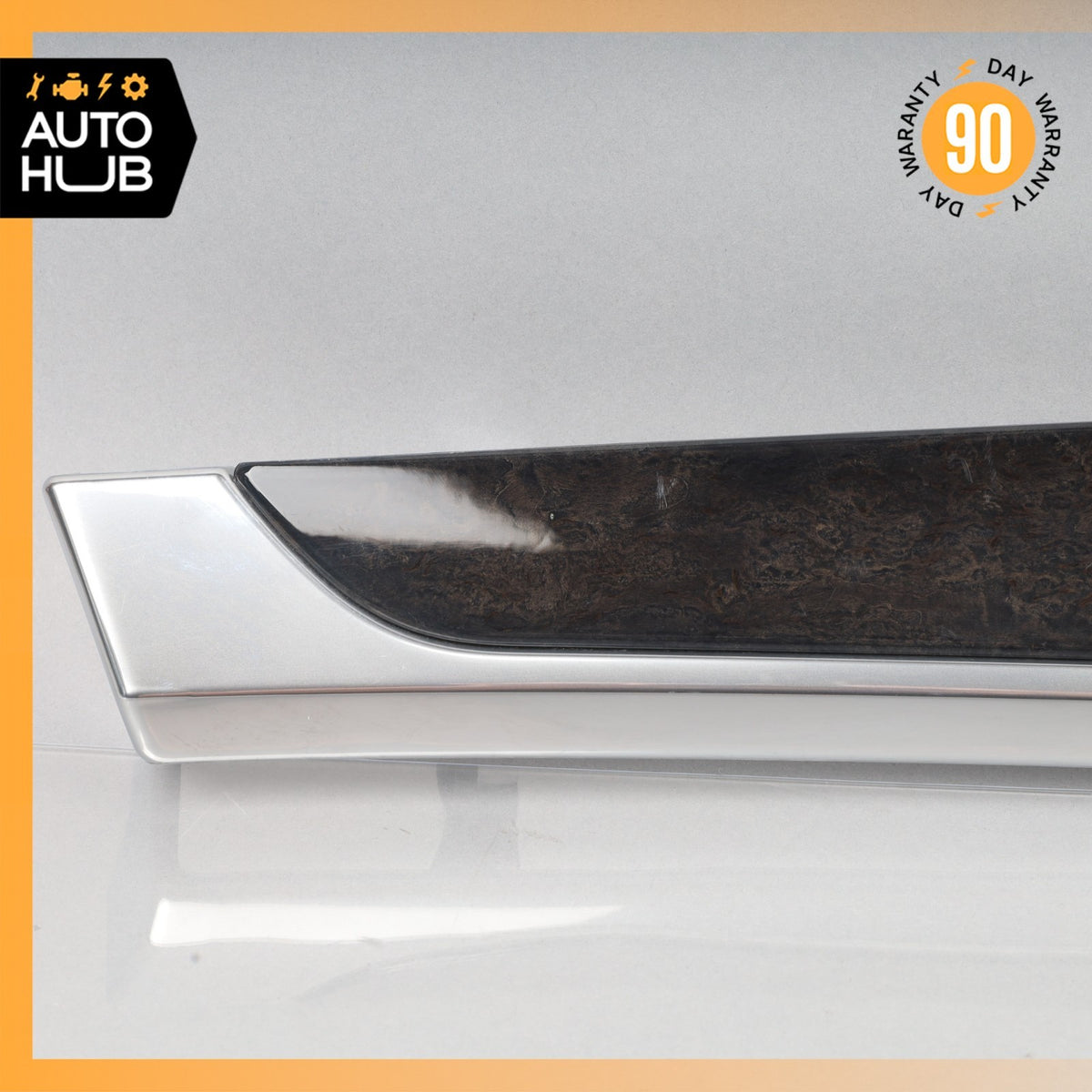 Porsche Panamera 970 Front Left Driver Side Door Panel Molding Wood OEM - photo 2