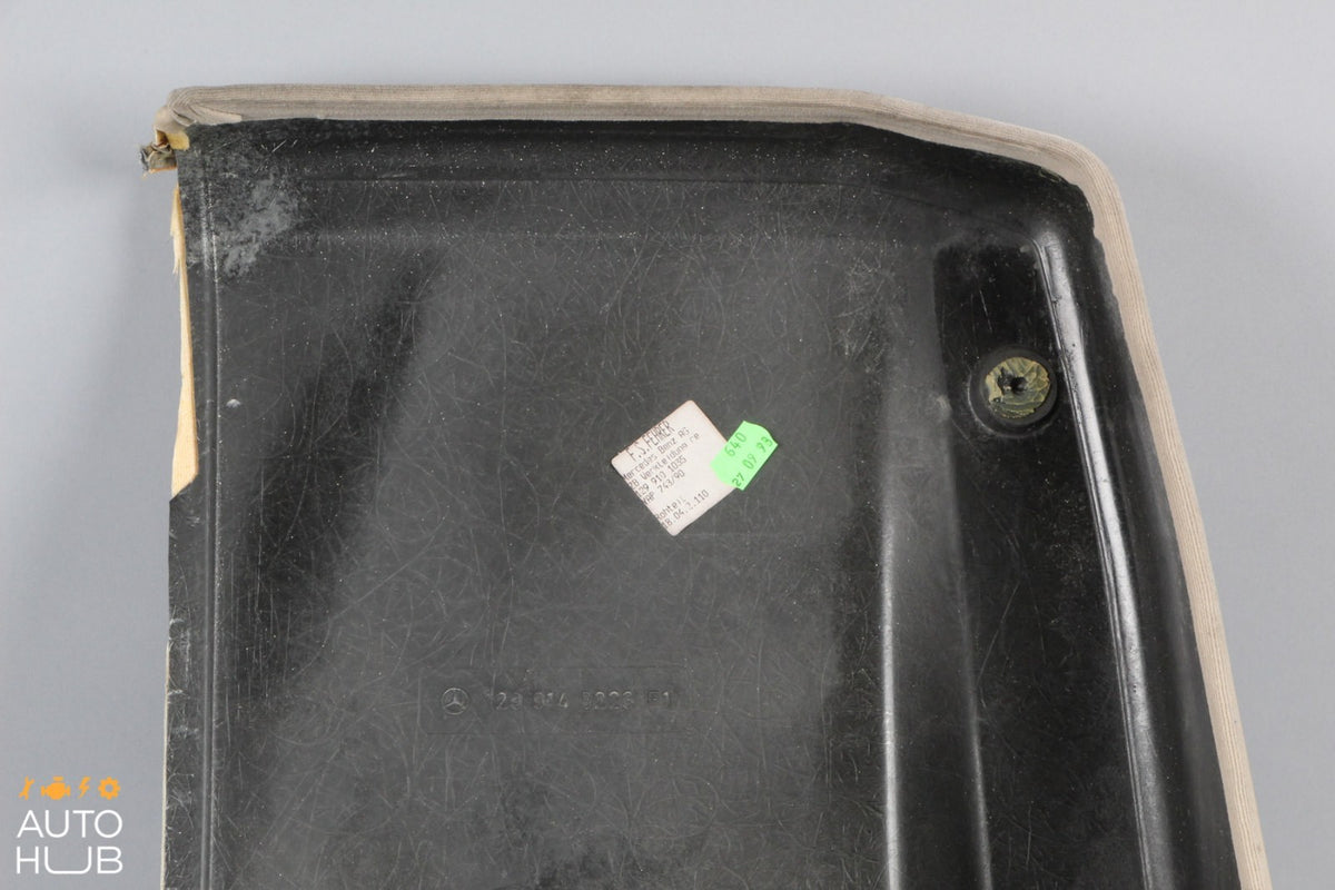 90-02 Mercedes R129 SL600 500SL Seat Backrest Cover Panel Trim Right Side Beige - photo 5