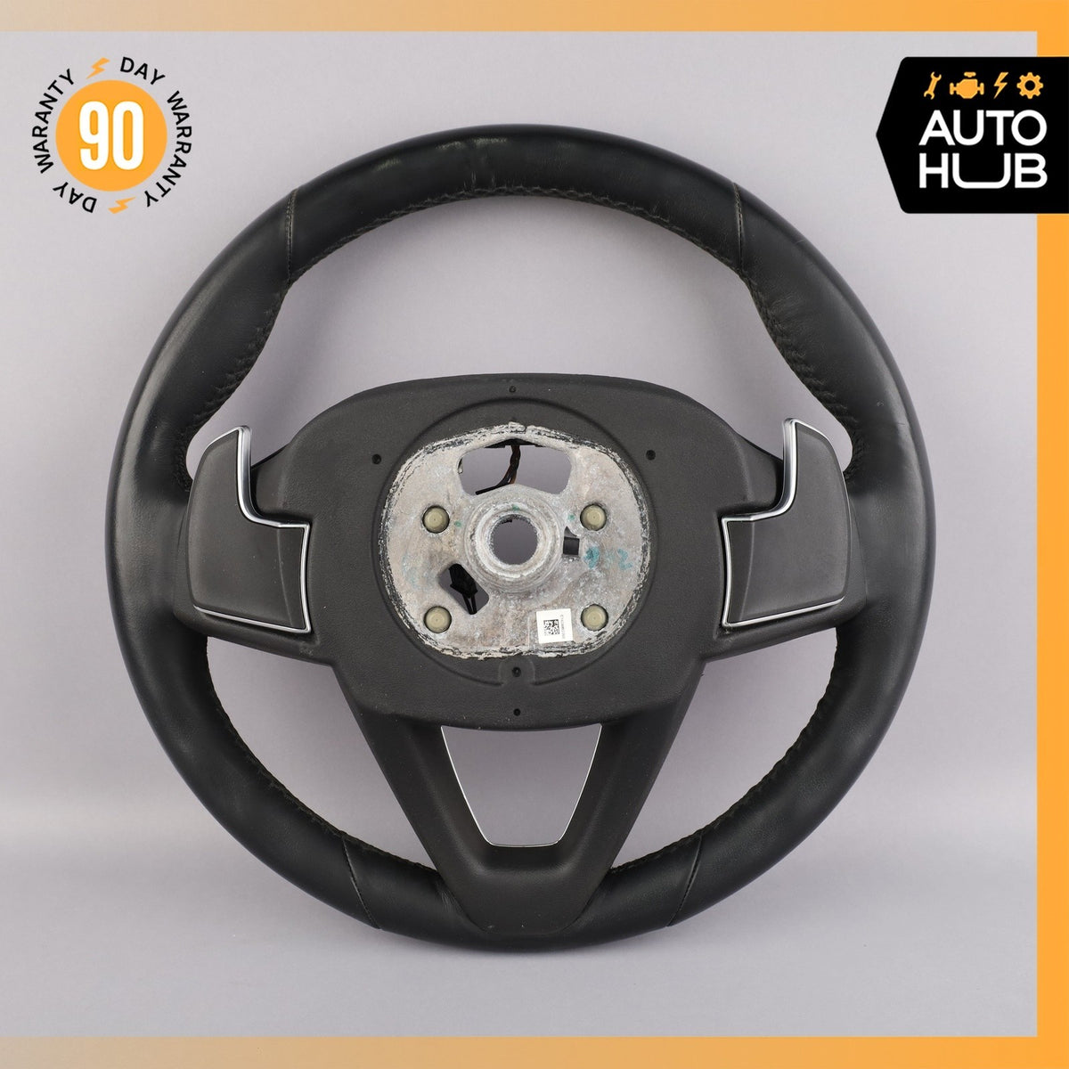 16-22 BMW G12 740i 840i 540i M Sport Steering Wheel Black 32306871736 OEM - photo 12
