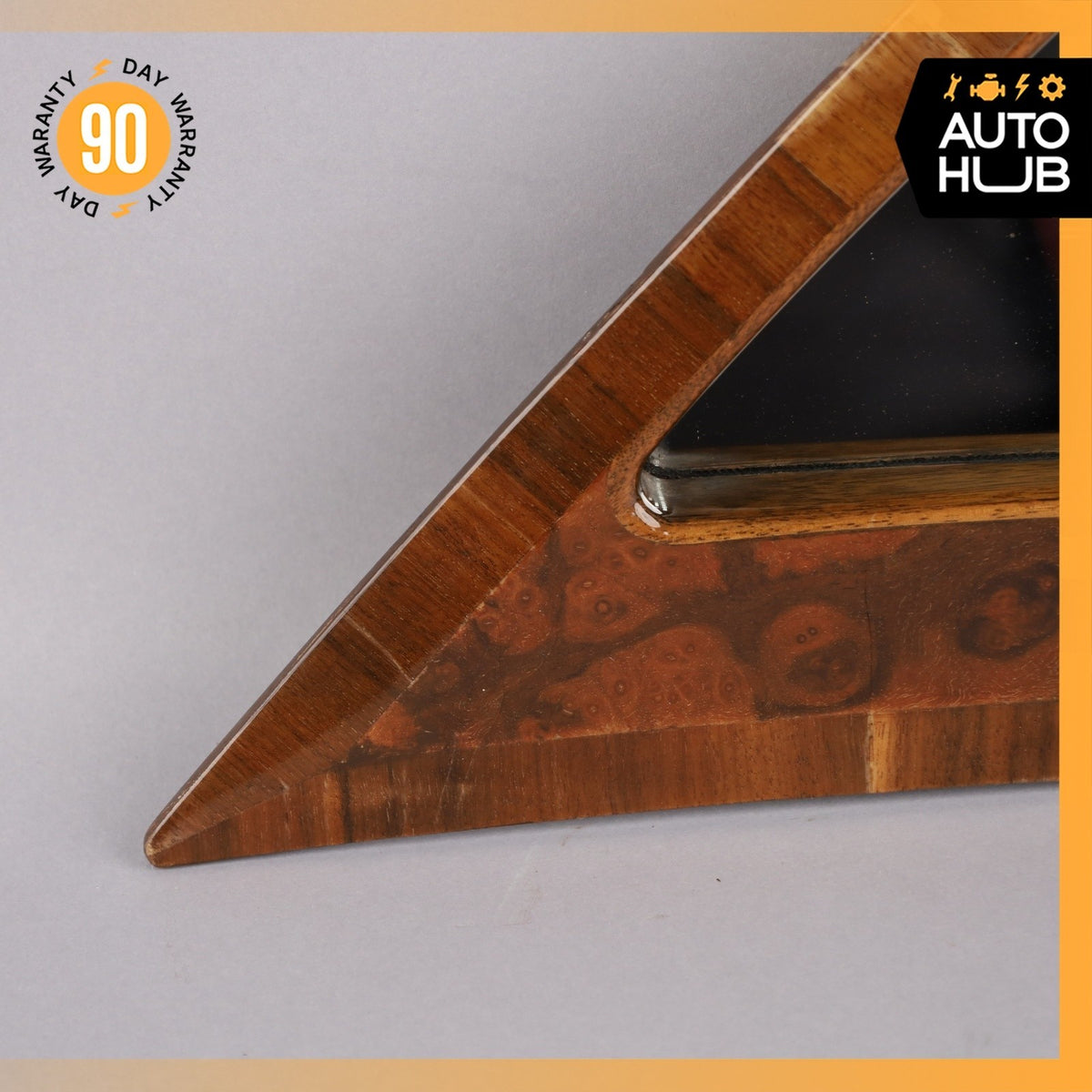 81-98 Rolls Royce Seraph Spirit Rear Right Quarter Vanity Glass Mirror Wood OEM - photo 6