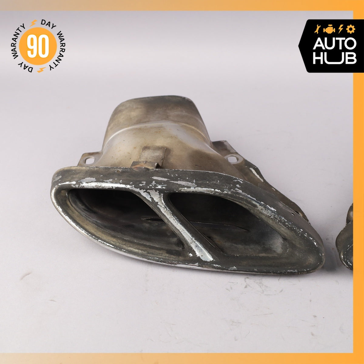 Mercedes W213 E43 AMG M276 Left & Right Side Exhaust Mufflers Tips Set OEM 77k - photo 3