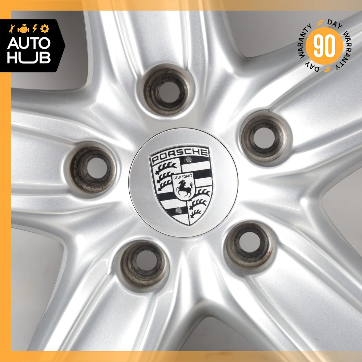 Porsche Cayenne 958 8 x 18 18" Wheel Rim Silver 7P5601025D OEM - photo 6