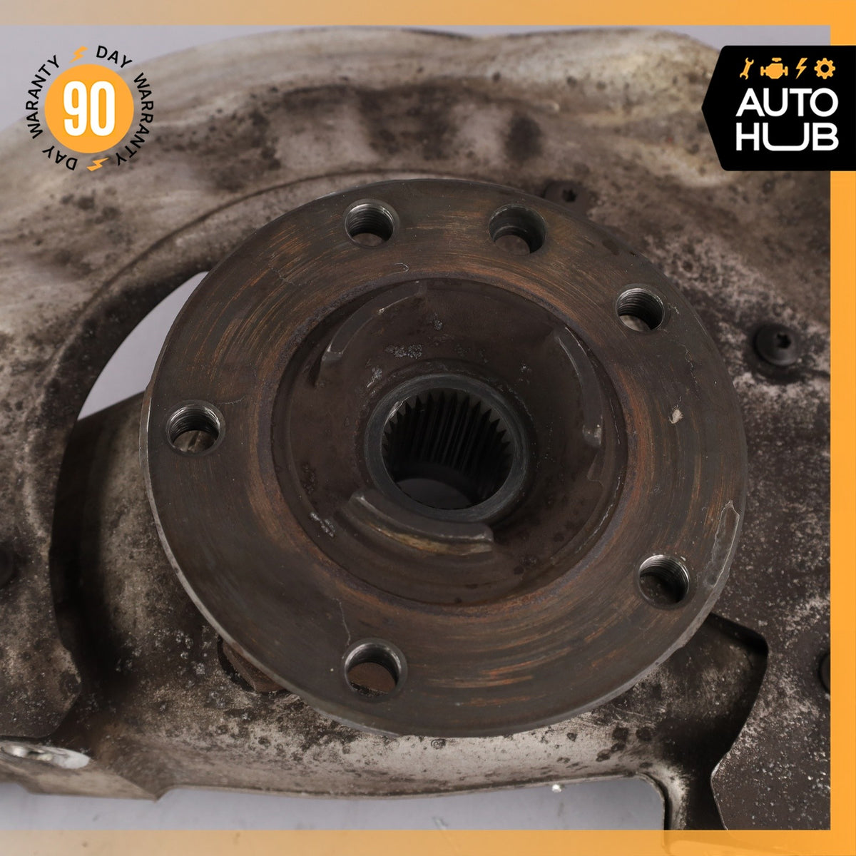 11-18 Porsche Cayenne 958 Front Left Knuckle Spindle 7P0615311B OEM - photo 5
