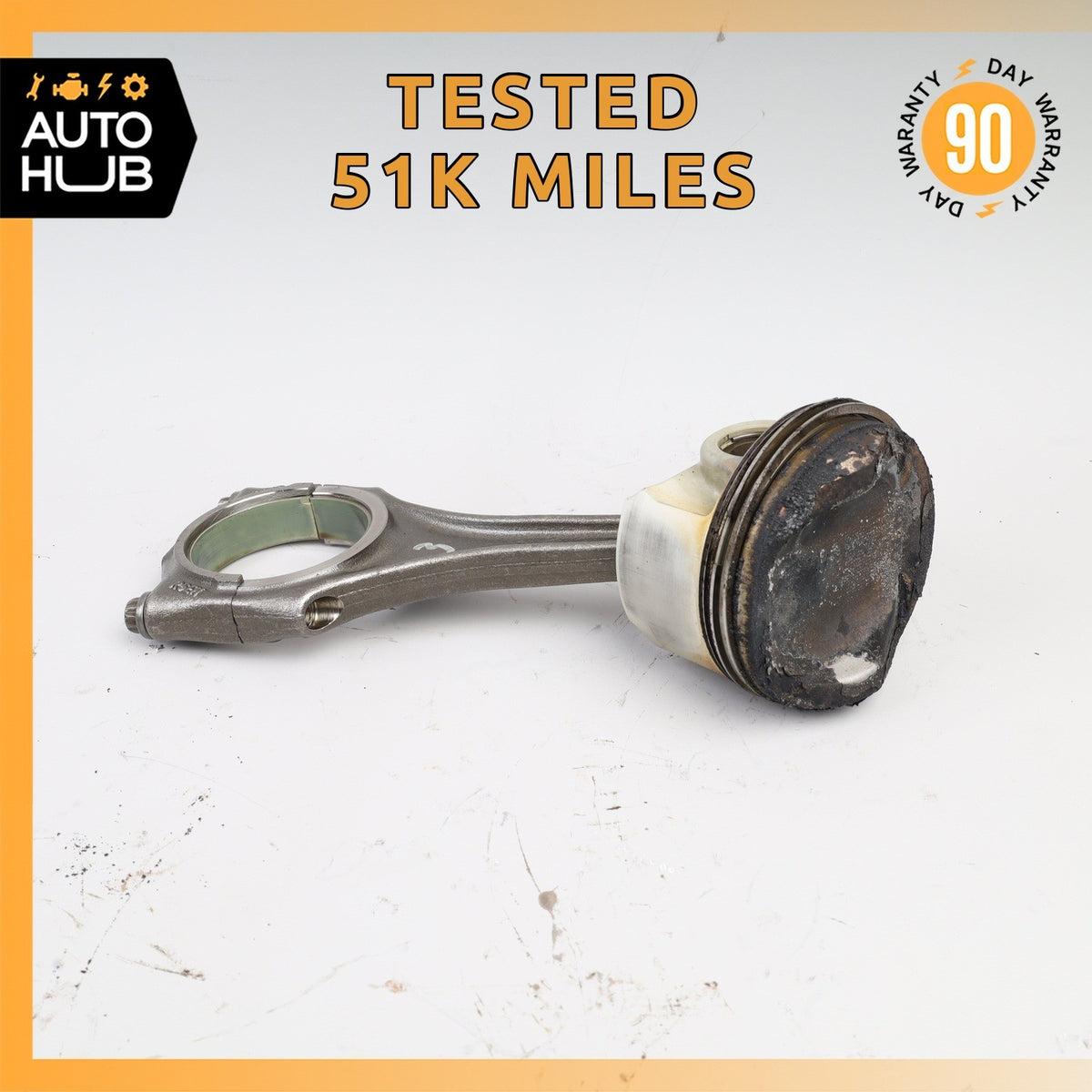 Porsche Cayenne 958 / Panamera Hybrid Engine Right Piston Connecting Rod OEM - photo 1