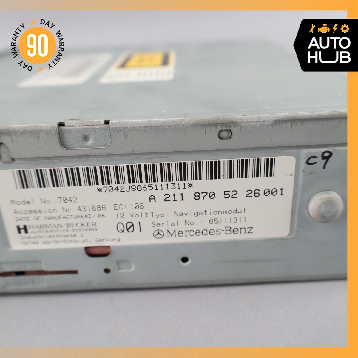 Mercedes W211 E320 E55 AMG S500 Car Navigation DVD CD Player GPS Harman OEM - photo 8
