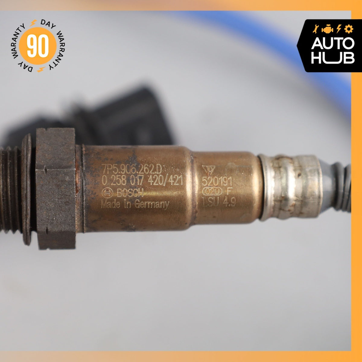 11-18 Porsche Cayenne 958 Turbo 4.8L Oxygen O2 Sensor Lambda 7P5906262D OEM - photo 11