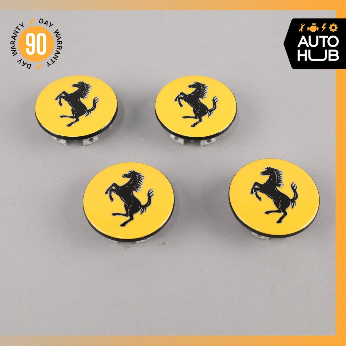 Ferrari F151 FF F12 488 458 GTC4 Wheel Center Cap Cover Set of 4 226245 OEM - photo 1