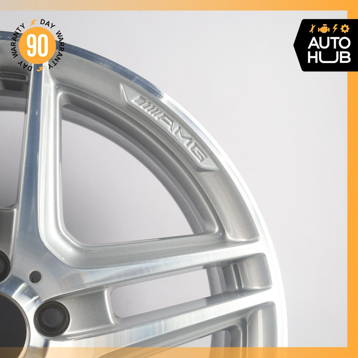 Mercedes W204 C250 C63 AMG 8 x 18 18" Front Wheel Rim 2044014102 OEM - photo 4
