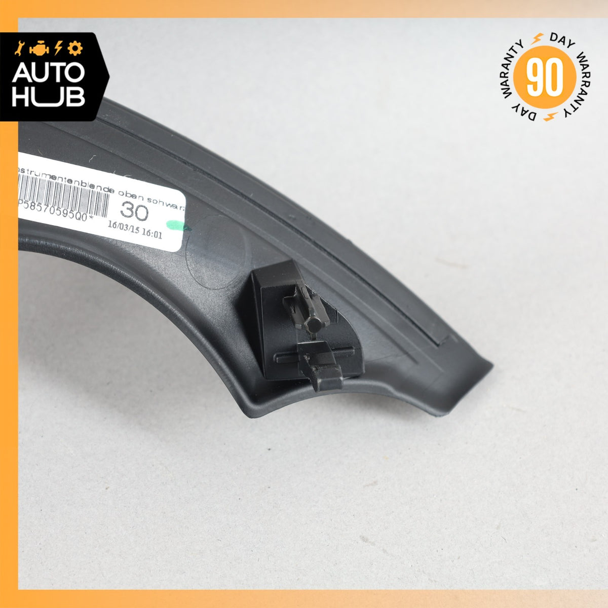 11-18 Porsche Cayenne 958 Dashboard Instrument Cluster Upper Bezel Black OEM - photo 10