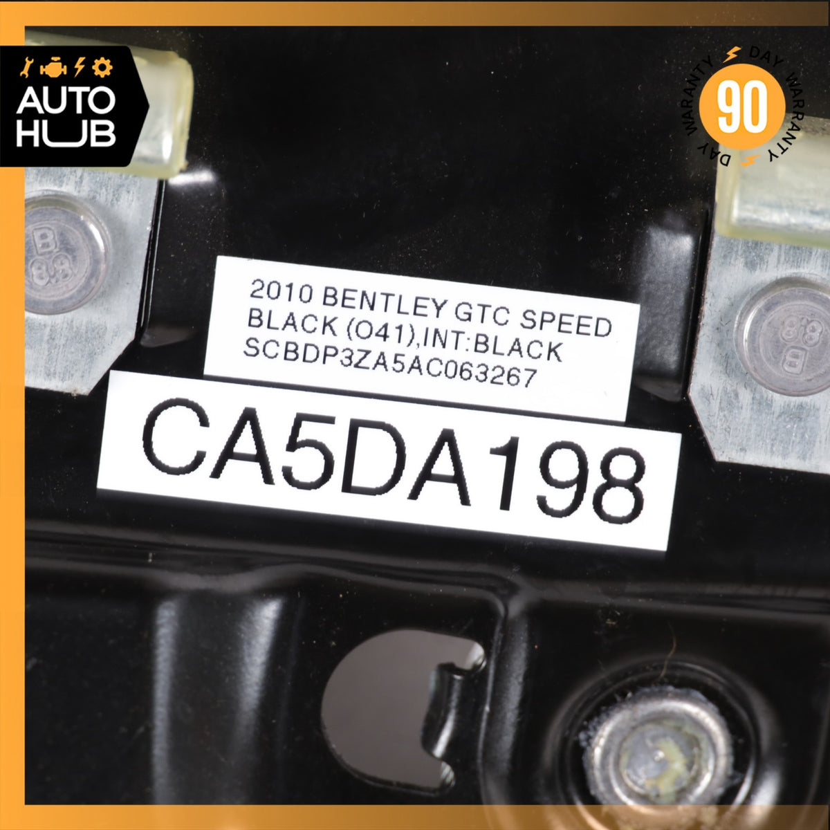 07-11 Bentley Continental GTC Rear Right Quarter Window Regulator Motor OEM - photo 15