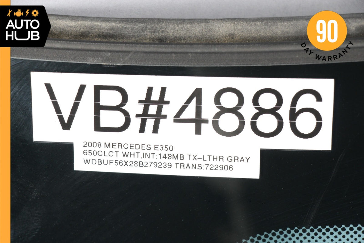 07-09 Mercedes W211 E350 E550 E320 E63 Sedan Rear Windshield Window Glass OEM - photo 12