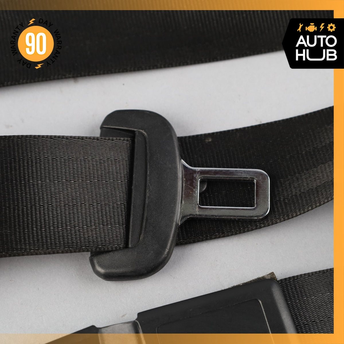 11-18 Porsche Cayenne 958 Front Right Passenger Side Seat Belt Black OEM - photo 7