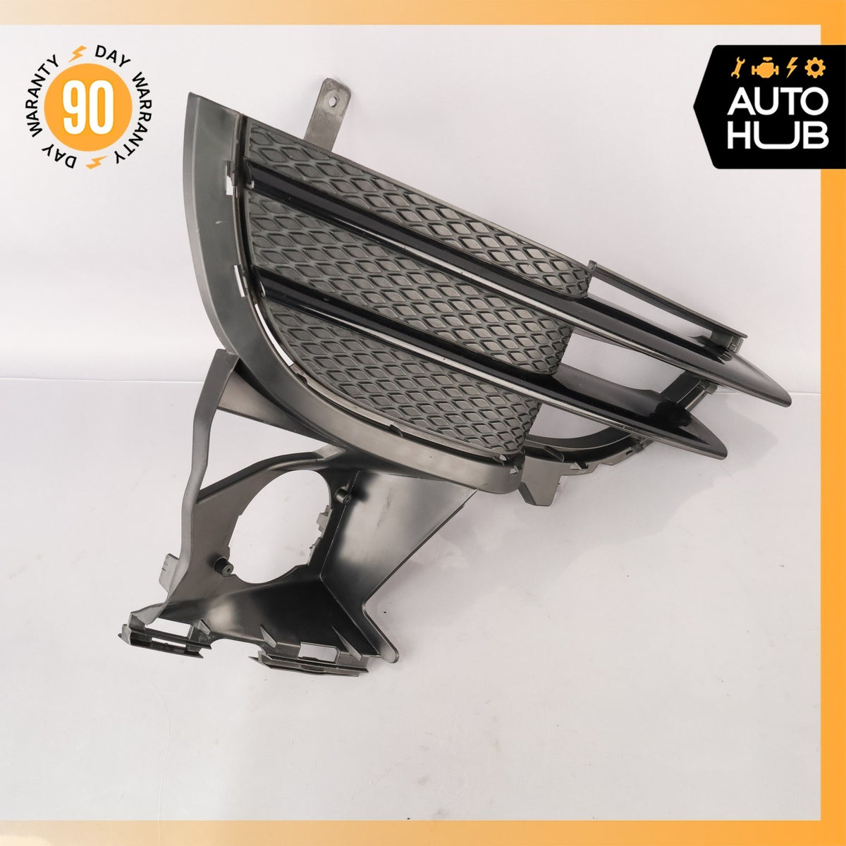 11-14 Porsche Cayenne 958 Front Right Side Bumper Mesh Grille Black OEM - photo 2