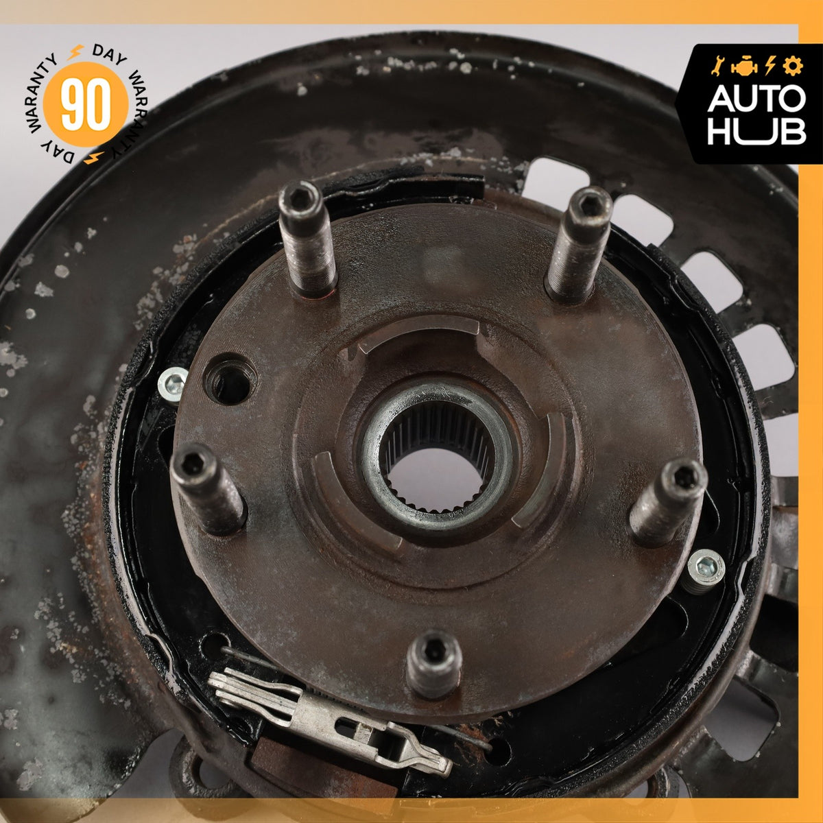 Porsche Cayenne 955 Rear Right Side Spindle Knuckle Hub w/ Shield OEM - photo 7