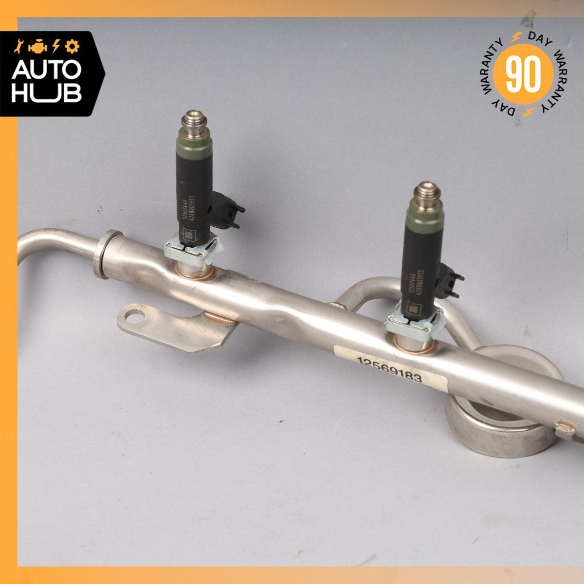 04-06 Cadillac XLR 4.6L V8 Fuel Injection Rail Line w/ Injectors OEM 69k - photo 4