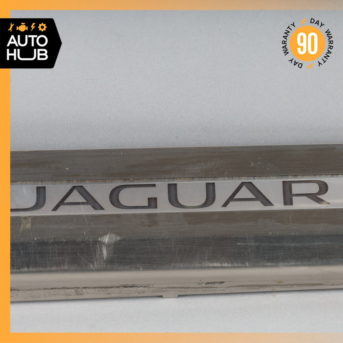 14-24 Jaguar X152 F-Type Left Driver Side Illuminated Door Step Sill Panel OEM - photo 4