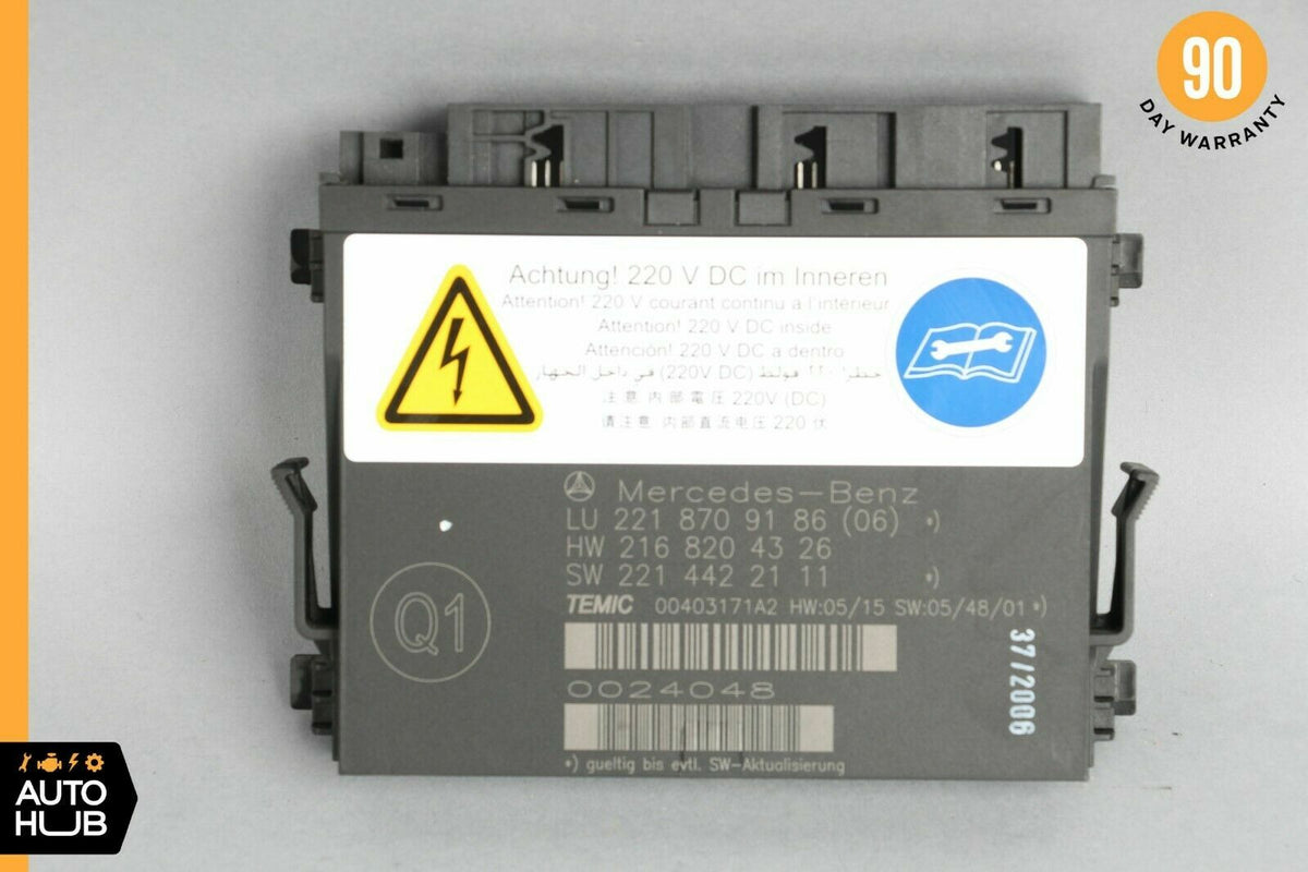 07-10 Mercedes W216 CL550 S63 Front Left or Right Seat Contour Control Module - photo 6