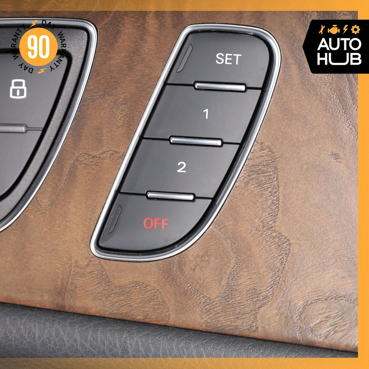 12-18 Audi 4G8 A7 Front Left Driver Door Panel Cover Trim Black Wood OEM - photo 9