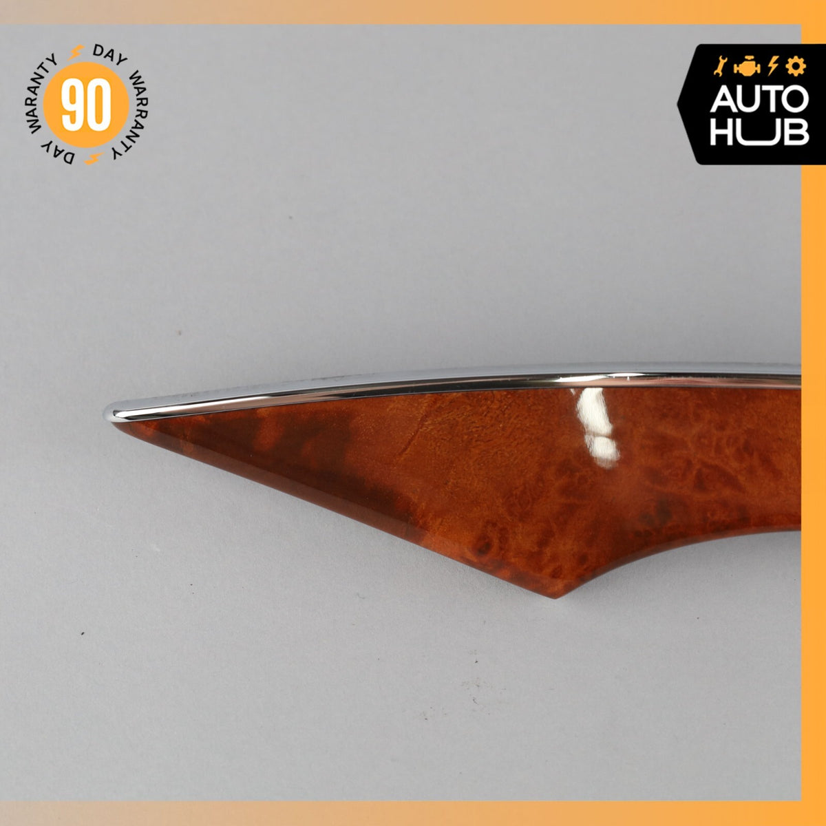 03-09 Mercedes W211 E350 E320 E550 Rear Left Driver Side Door Trim Wood OEM - photo 5