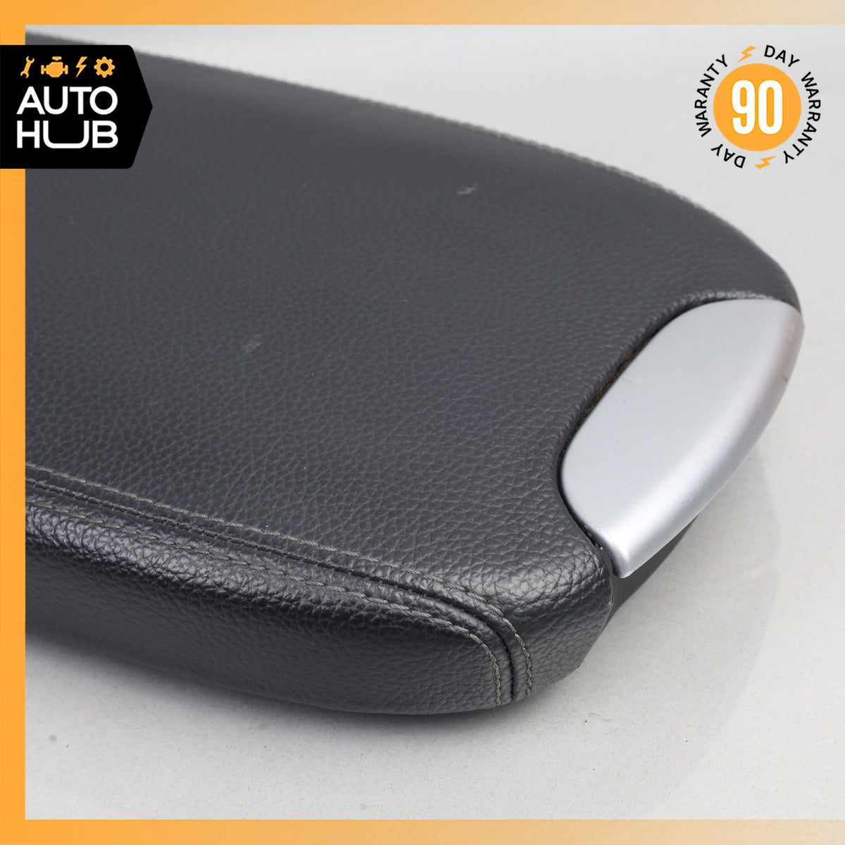 06-12 Mercedes X164 GL450 GL350 Center Console Armrest Arm Rest Cover Black OEM - photo 2