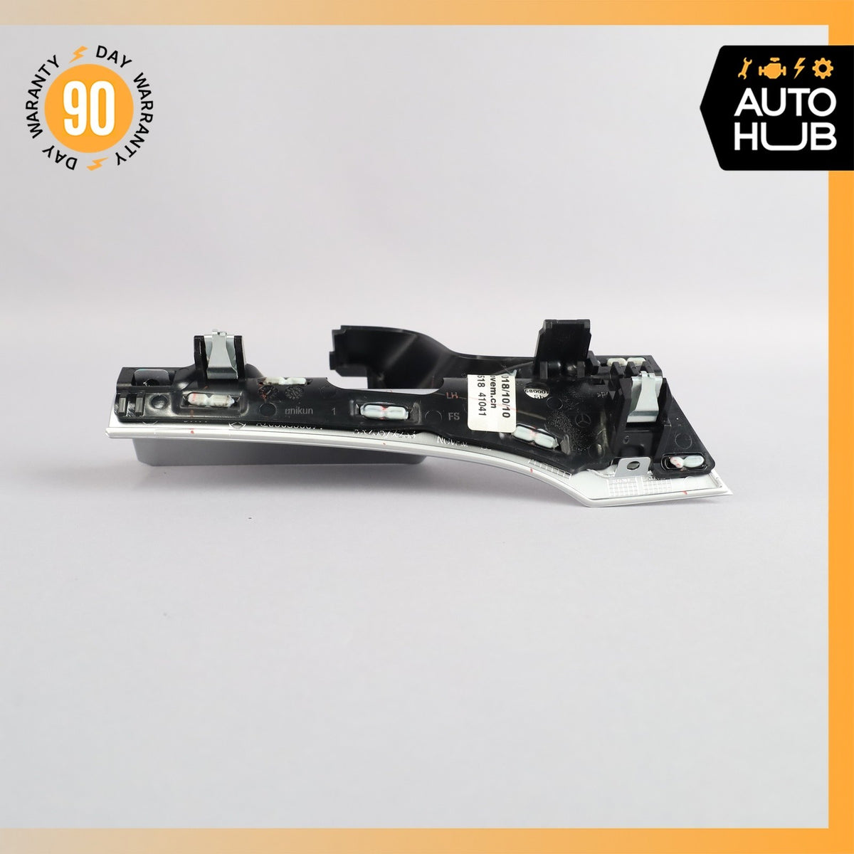 15-20 Mercedes W205 C43 AMG C300 Dash Upper Right & Left Trim Set Silver OEM - photo 17