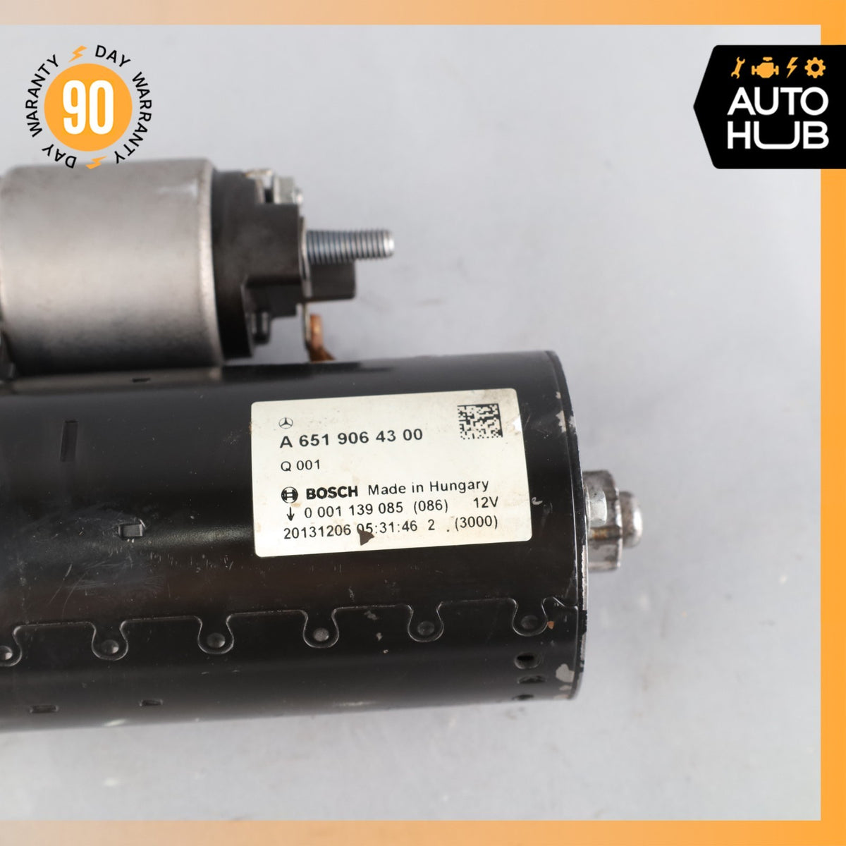 Mercedes W212 E250 Bluetec Engine Motor Starter 6519064300 OEM - photo 5