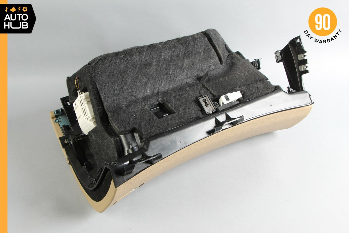 07-09 Mercedes W221 S550 S450 Dashboard Dash Glove Box Compartment Brown OEM - photo 8