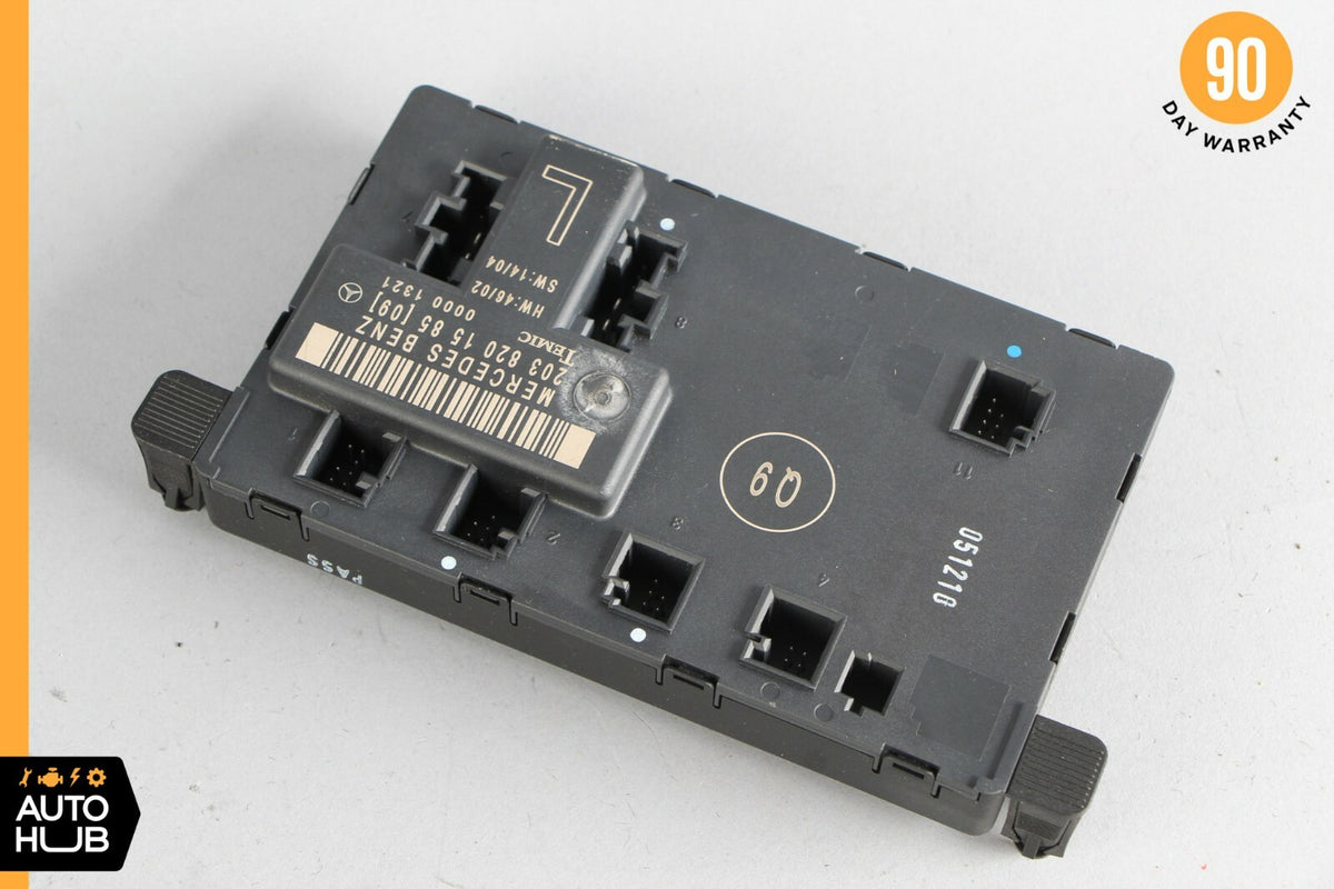 01-07 Mercedes W203 C230 C280 C320 Door Control Module Front Left 2038201585 OEM - photo 2