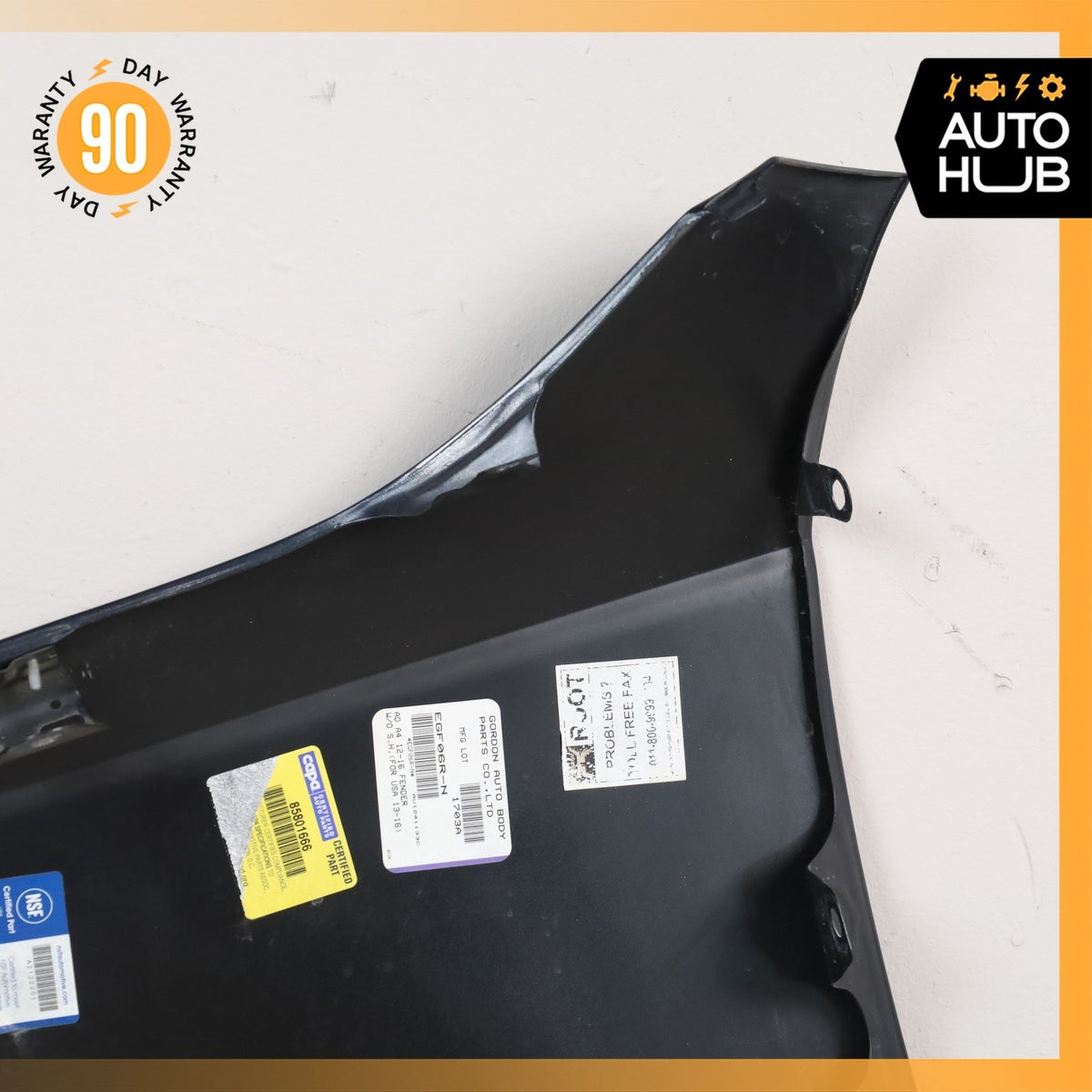 13-16 Audi B8.5 S4 A4 Right Passenger Side Fender Assembly CAPA - photo 12