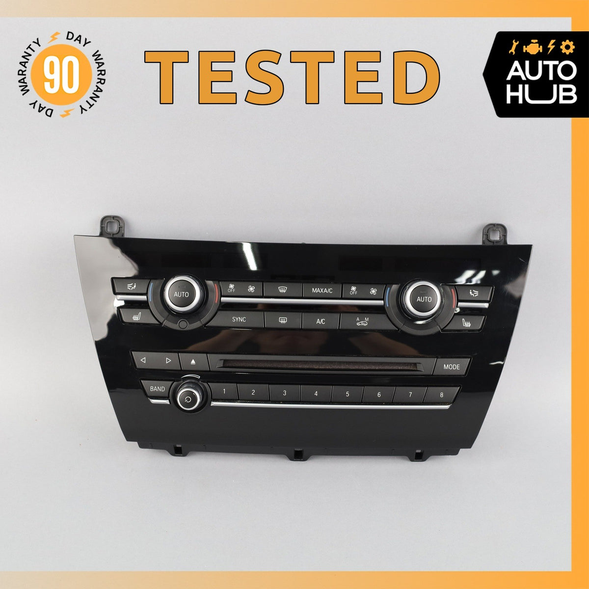 14-19 BMW F15 X5 A/C AC Climate Temperature Radio Control Switch 64119388808 OEM - photo 1