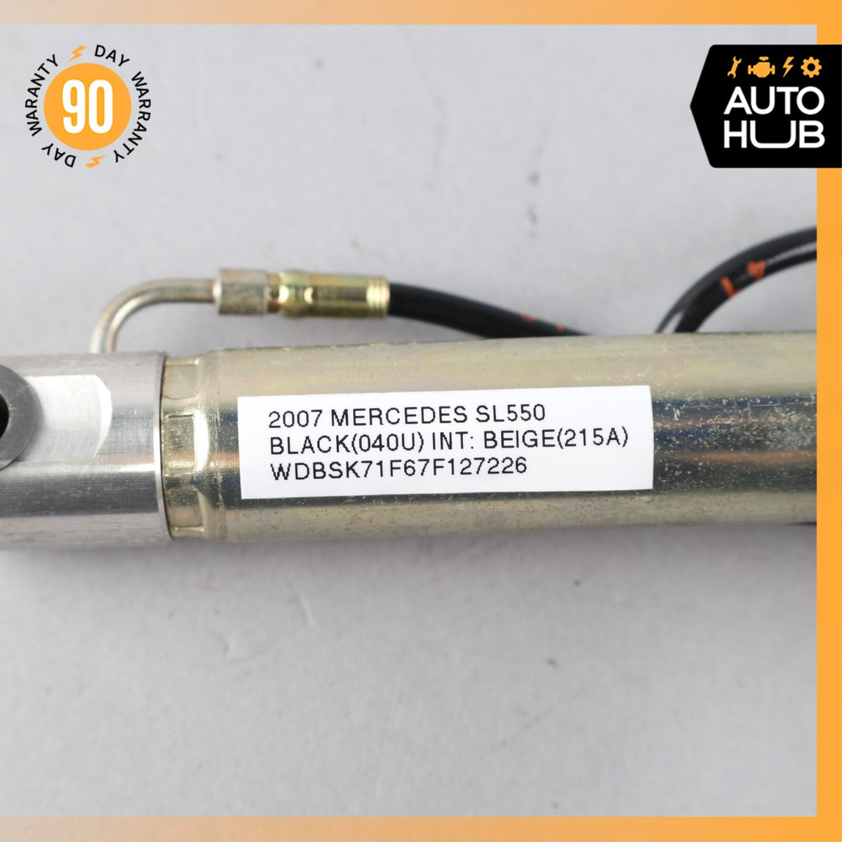 Mercedes R230 SL550 SL55 Convertible Left Side Main Top Drive Lift Cylinder OEM - photo 11