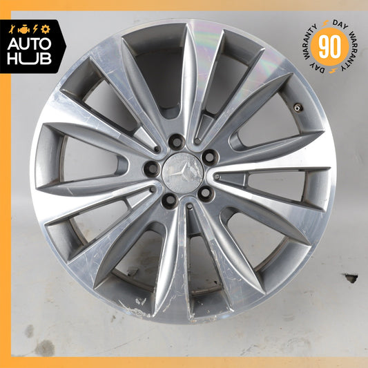 Mercedes X166 GL350 GL550 8.5 X 20 20" Wheel Rim Silver 1664012802 OEM - photo 1