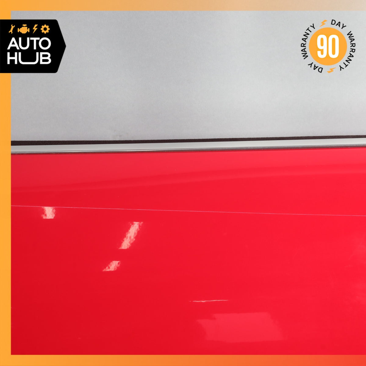 14-24 Jaguar X152 F-Type S Left Driver Side Door Shell Panel Caldera Red OEM 21k - photo 4