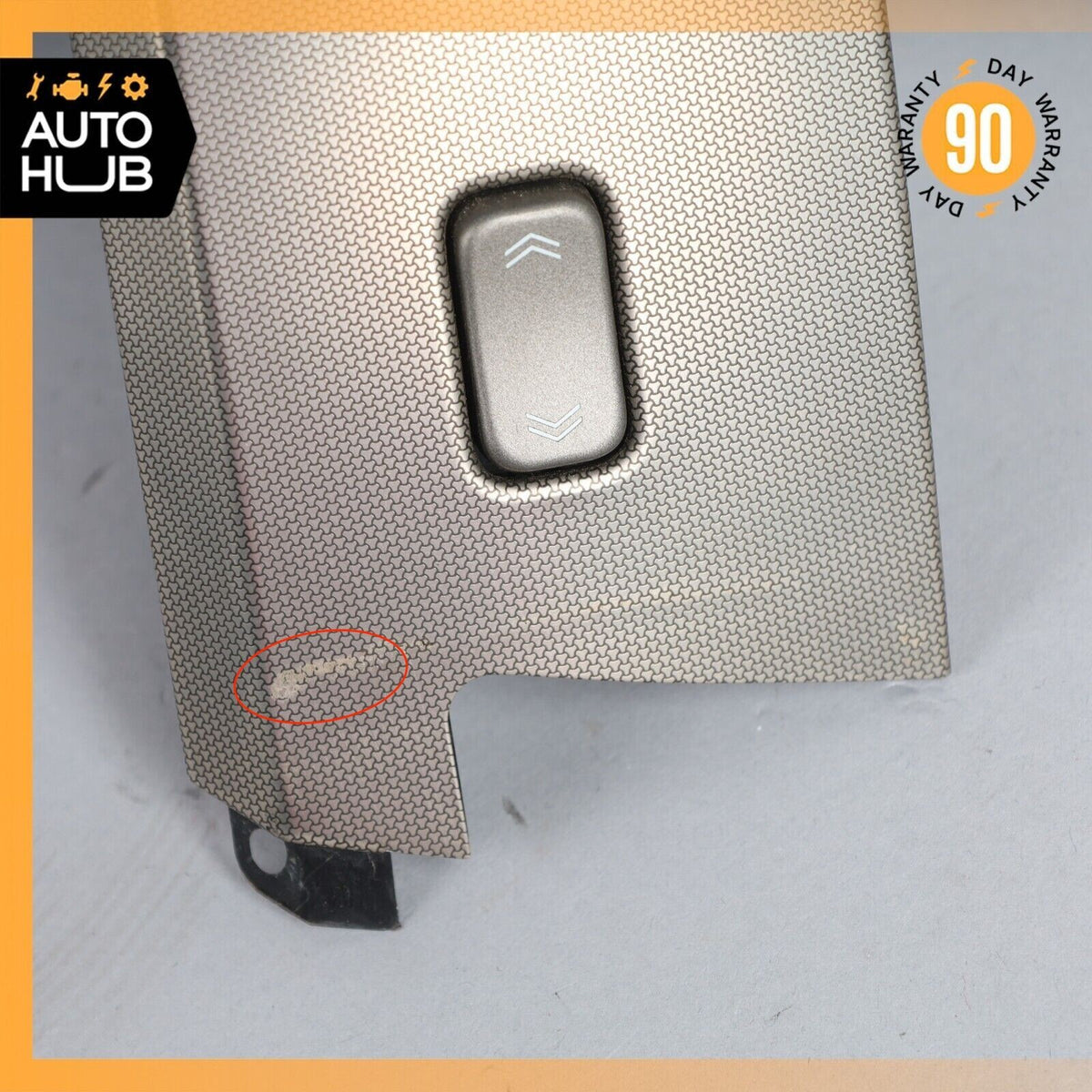 04-08 Cadillac XLR Right Passenger Door Air Vent Lock Mirror Switch OEM - photo 6