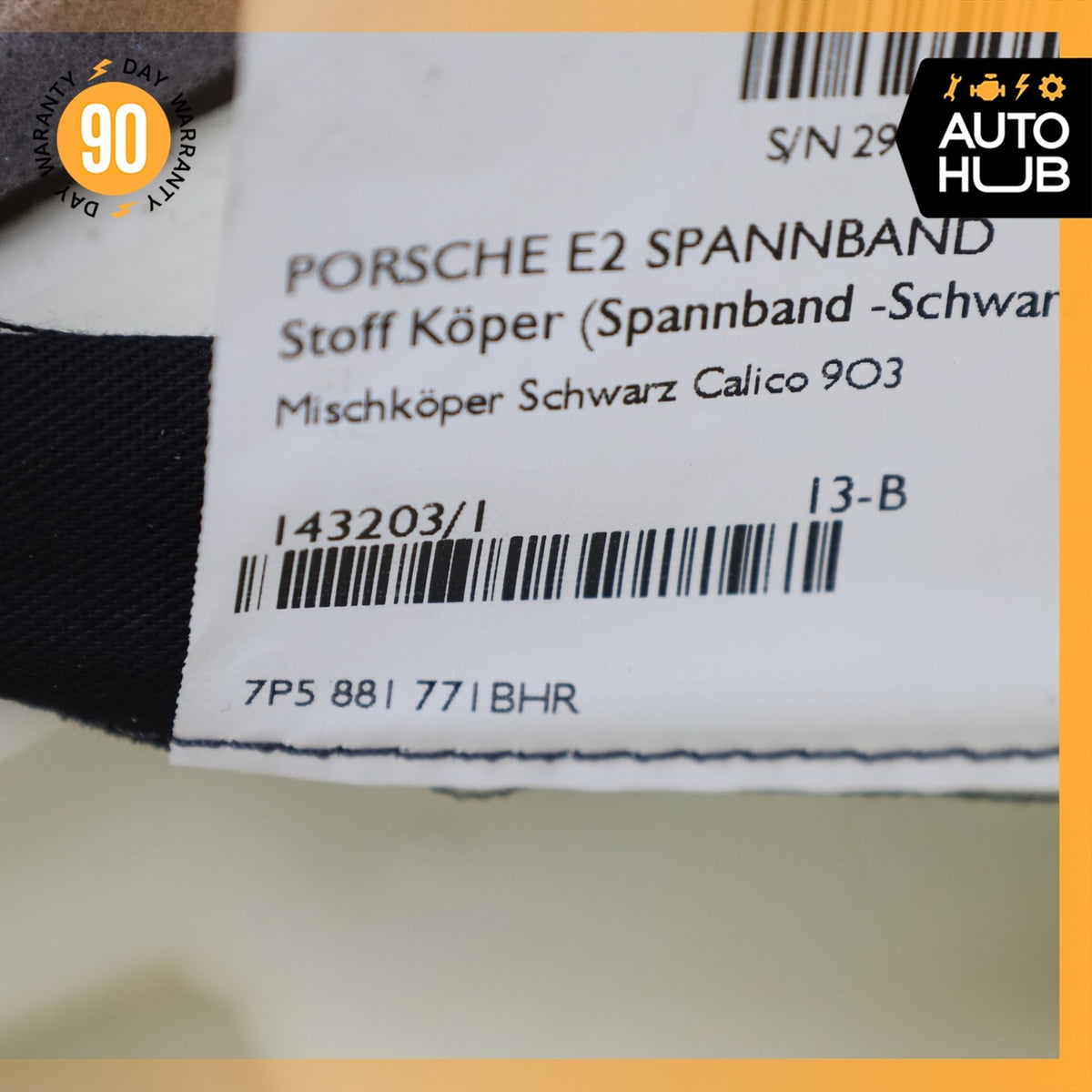 11-18 Porsche Cayenne 958 Front Right Side Seat Upper Cushion Black OEM - photo 21