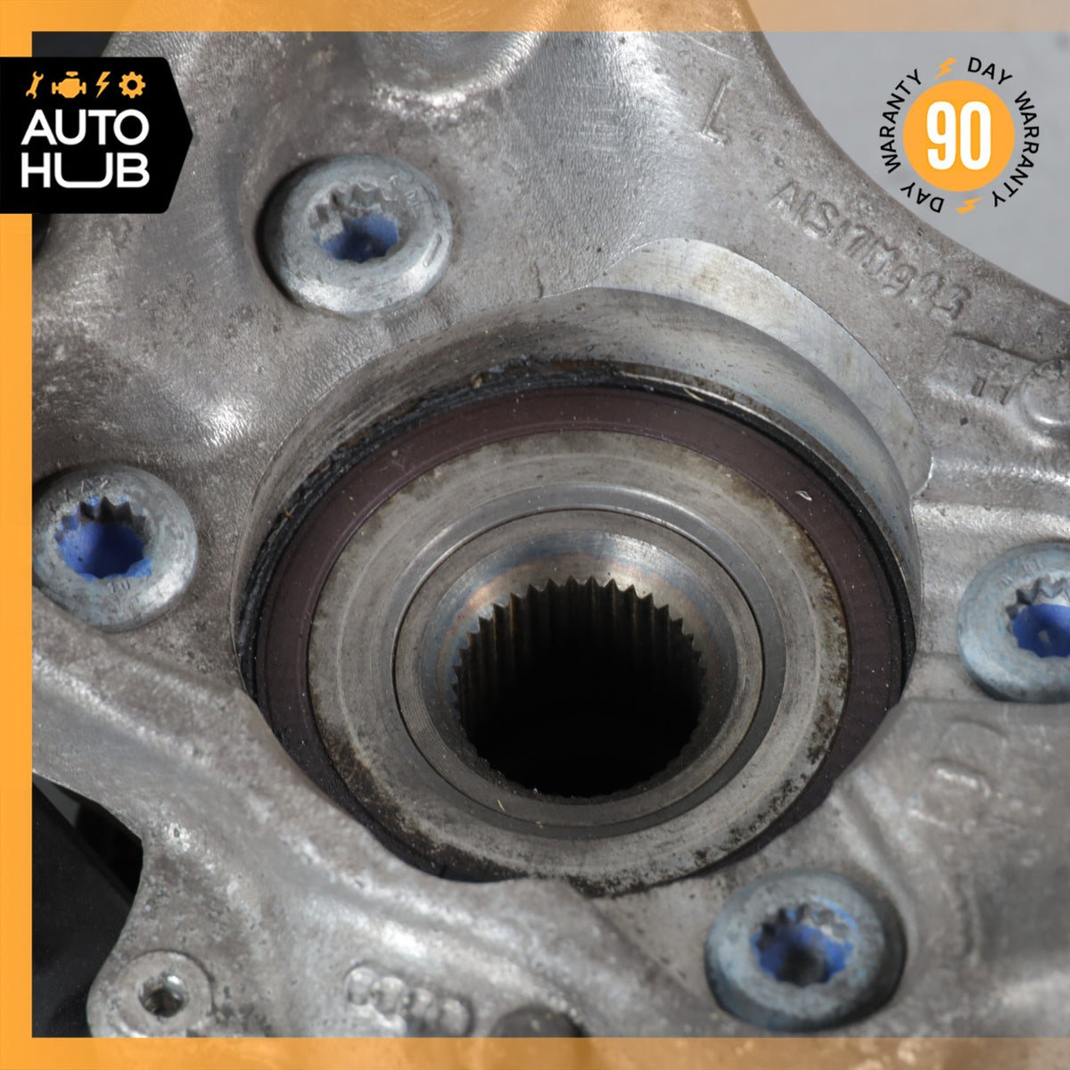 03-13 Bentley Continental GT Rear Left Driver Side Spindle Knuckle Hub OEM 61k - photo 14