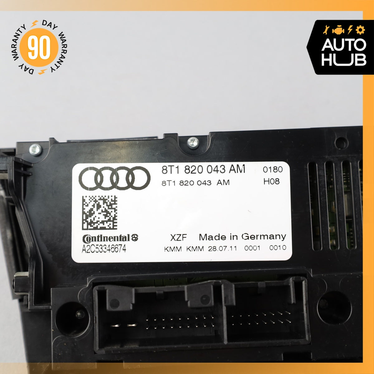 10-12 Audi B8 A4 S4 A/C Heater Tempeerature Climate Control Switch OEM - photo 11