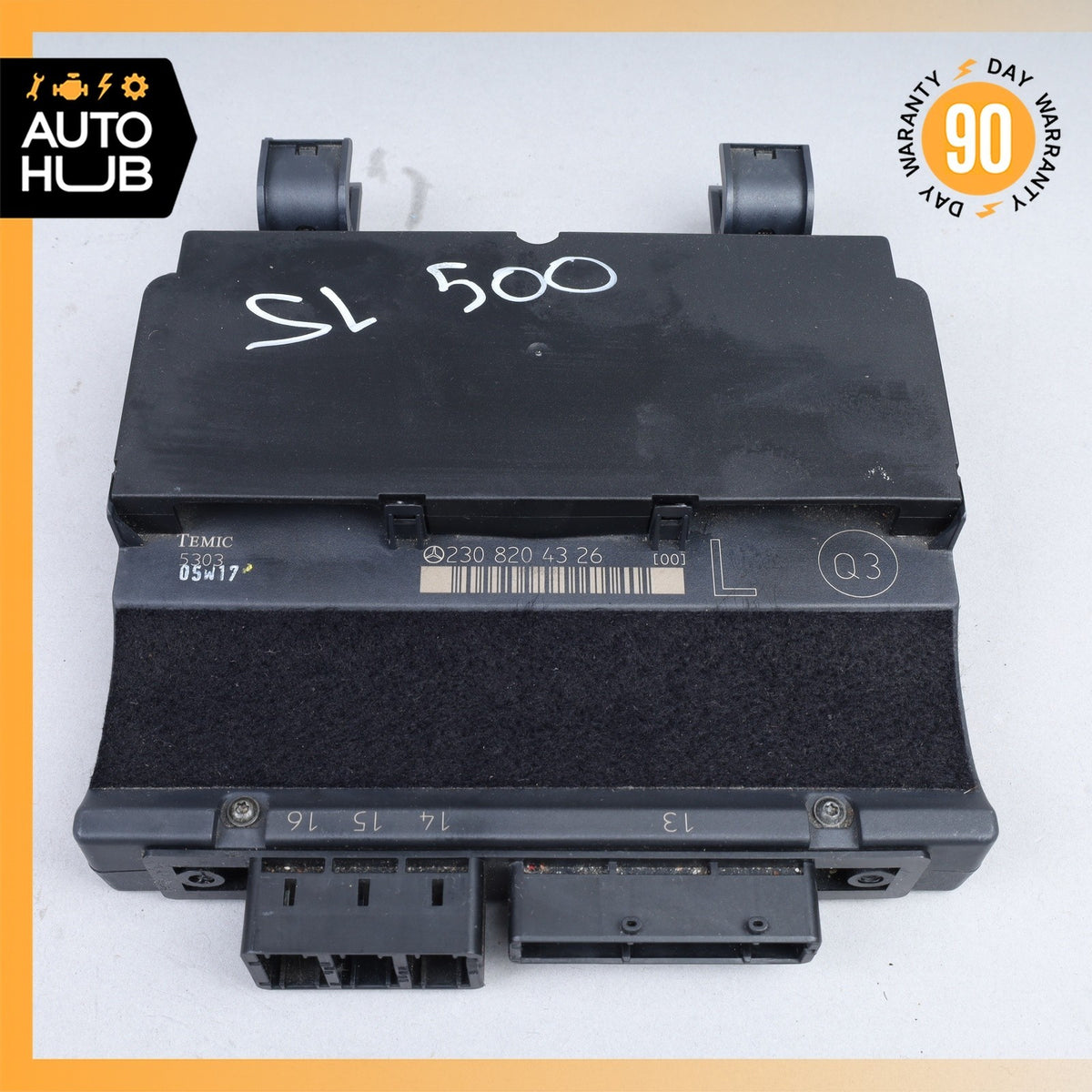 Mercedes R230 SL500 SL55 AMG Under Seat Control Module Left Driver Side OEM - photo 8