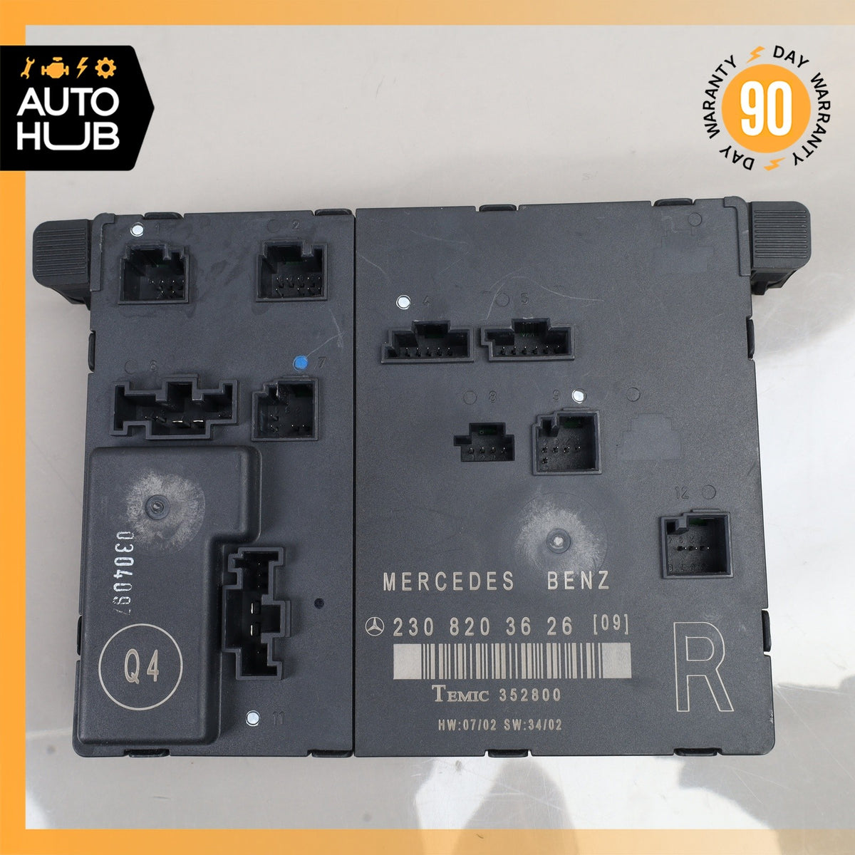 03-12 Mercedes R230 SL500 SL550 SL55 AMG Door Control Module Right Side OEM - photo 7